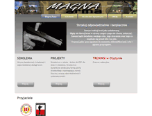 Tablet Screenshot of magna-arma.com.pl